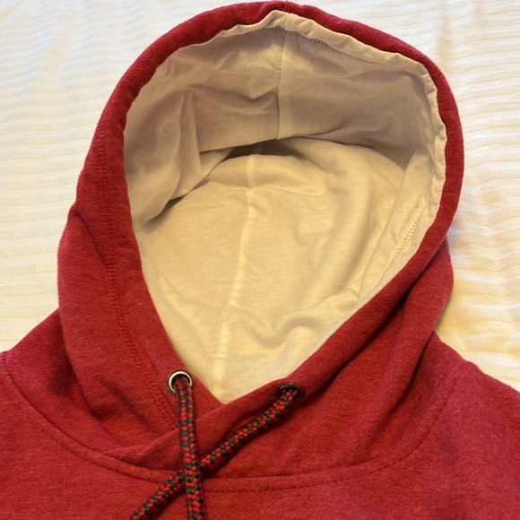 Colosseum Arkansas Razorbacks Red Hoodie Sweatshirt Size Lg fits more like med. - Picture 5 of 14